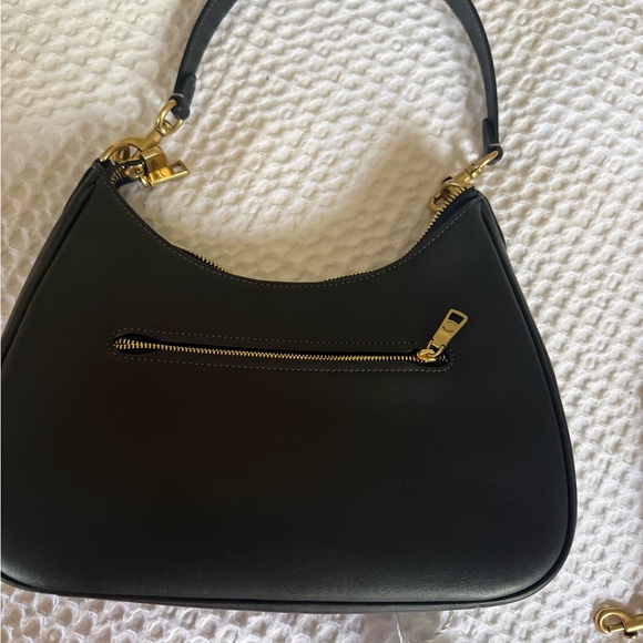 Coach Black Shoulder Bag with Gold Eyelets - Picture 4 of 4